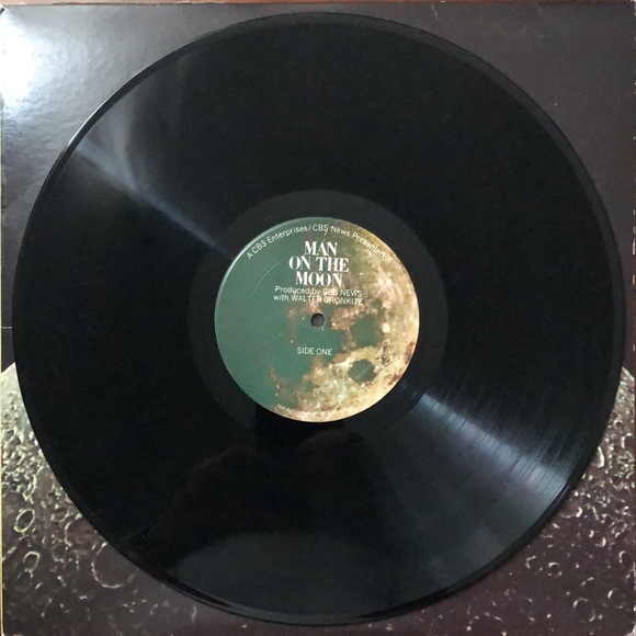 Walter Cronkite CBS News Man On The Moon Vinyl Lp - Picture 4 of 8